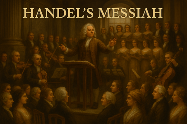 Handel Conducting the Premier of The Messiah