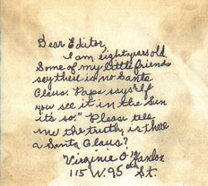 Letter from Virginal O'Hanlon